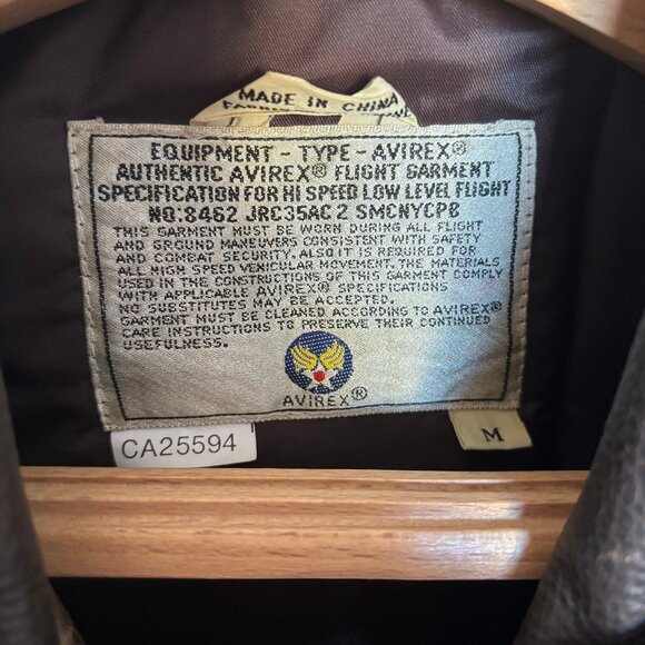 Avirex Vintage Leather Jacket - Picture 6 of 11